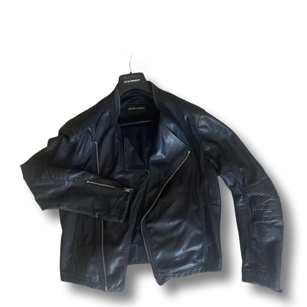 Armani Lamb Leather Jacket